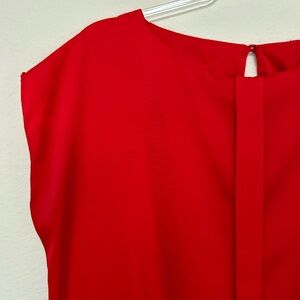 MANGO Red Minimalist mini dress M